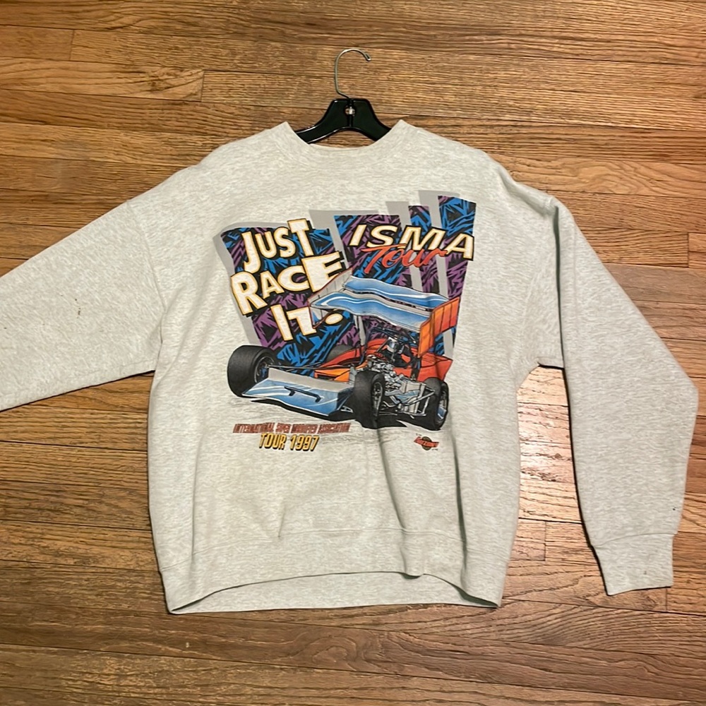 Men’s vintage 1997 Racer sweatshirt size XL